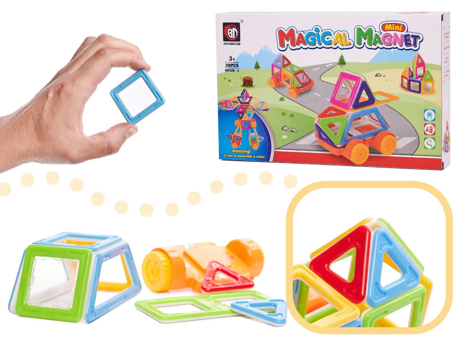 mini magnetne slagalice 38 kom. - slika 11
