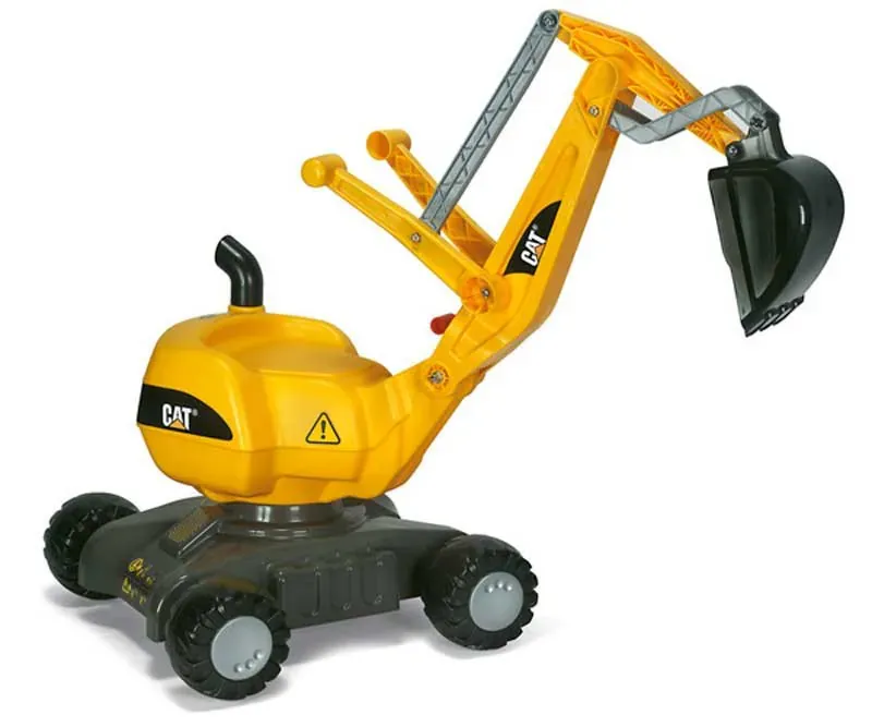 rolly toys rotirajući bager za vožnju - cat - slika 2