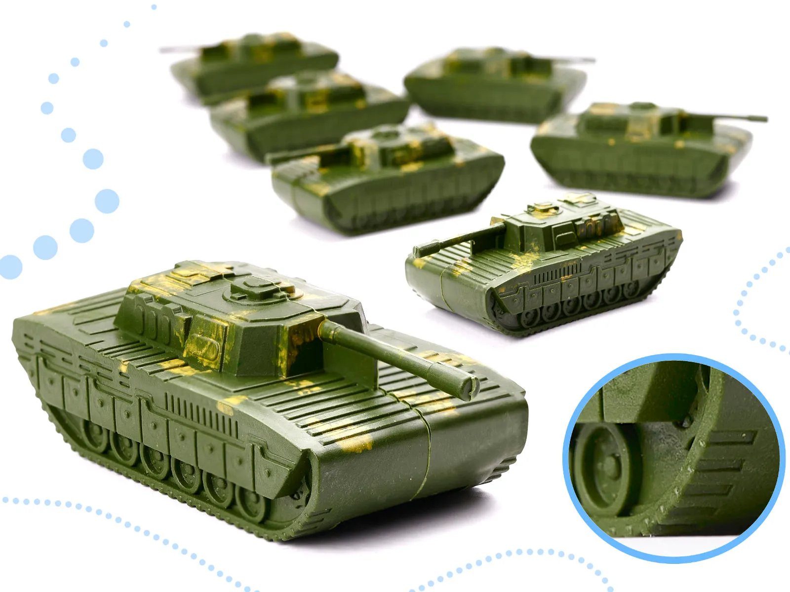 veliki set figurica za vojnu bazu 307 elementa - slika 11