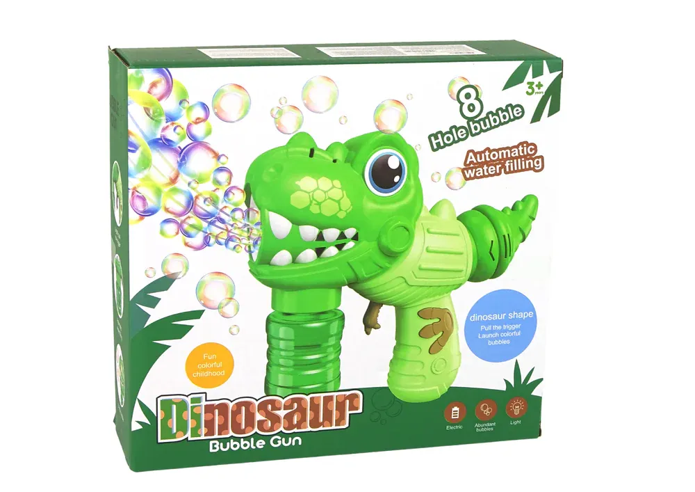 dječji stroj za mjehuriće dinosaur zeleni - slika 4