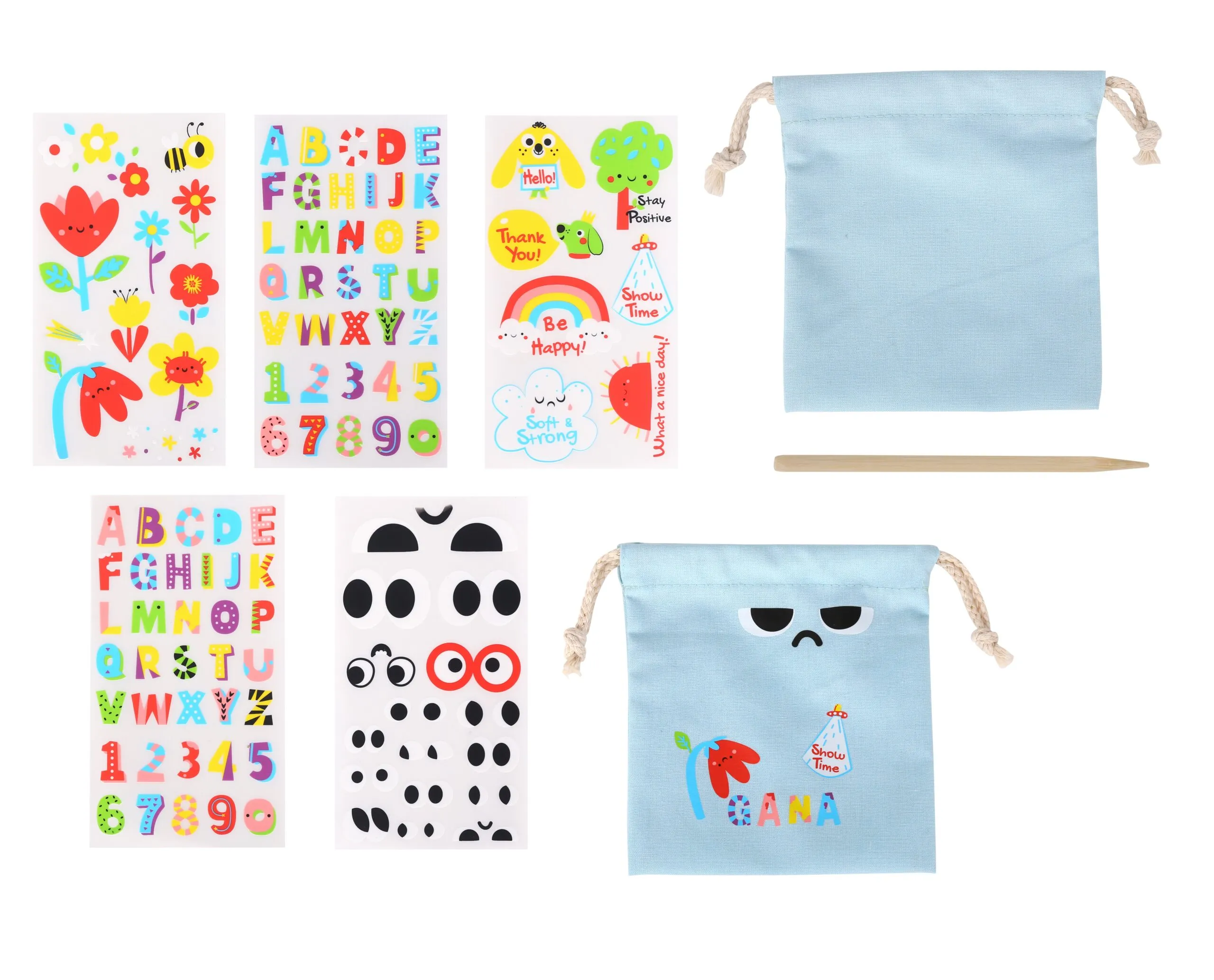 woopie art&fun kreativni set torbe + naljepnice 109 kom. - slika 8