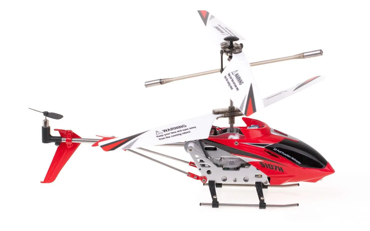 syma s107h rc helikopter na daljinski 2.4ghz rtf crveni - slika 4