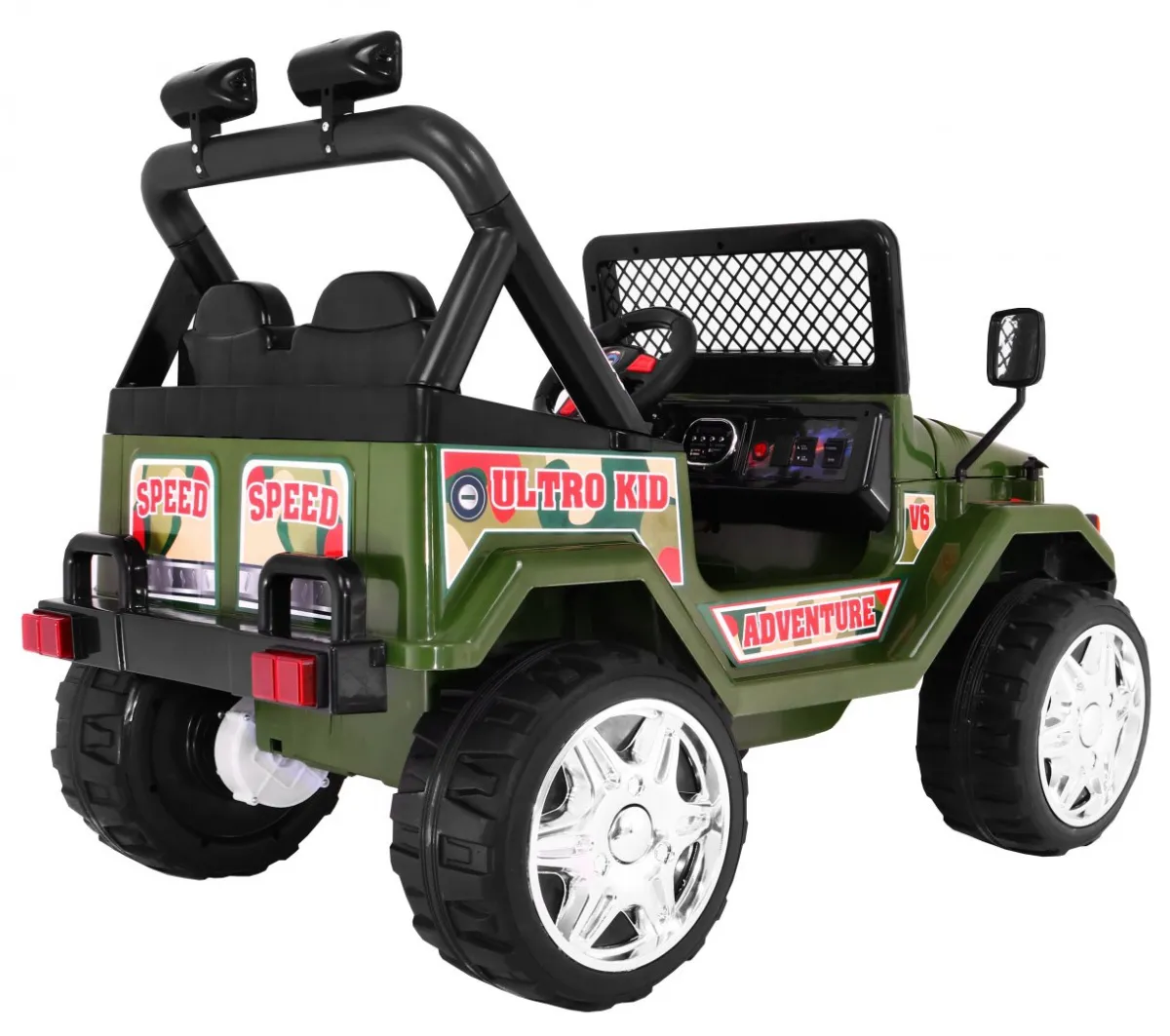 raptor auto na akumulator drifter, zeleni - slika 4