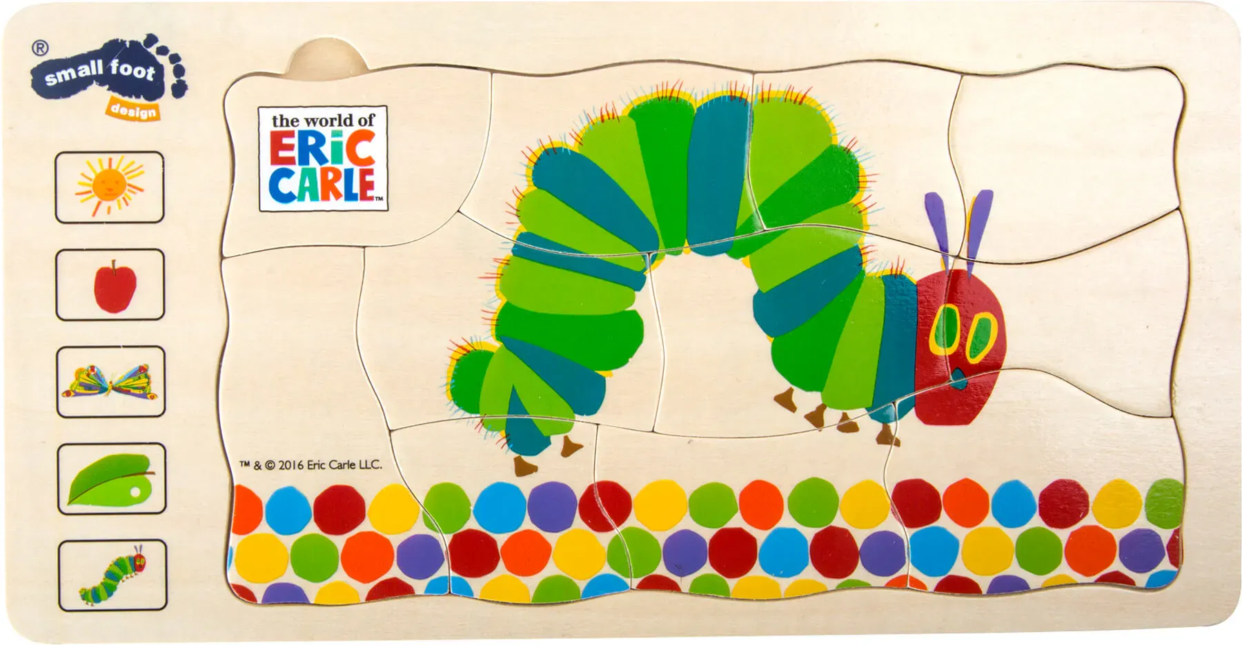Small Foot puzzle slagalica "Vrlo gladna gusjenica" - Pribislavec