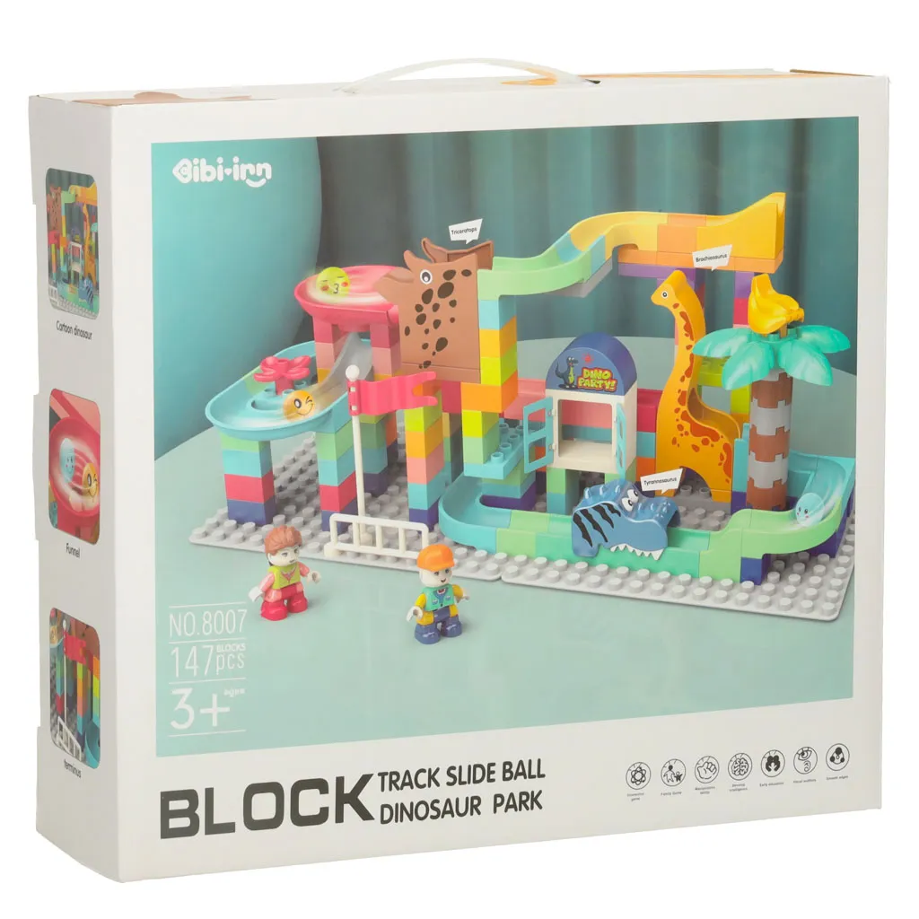 creative blocks dinosaur park staza s loptom 147 dijelova - slika 10