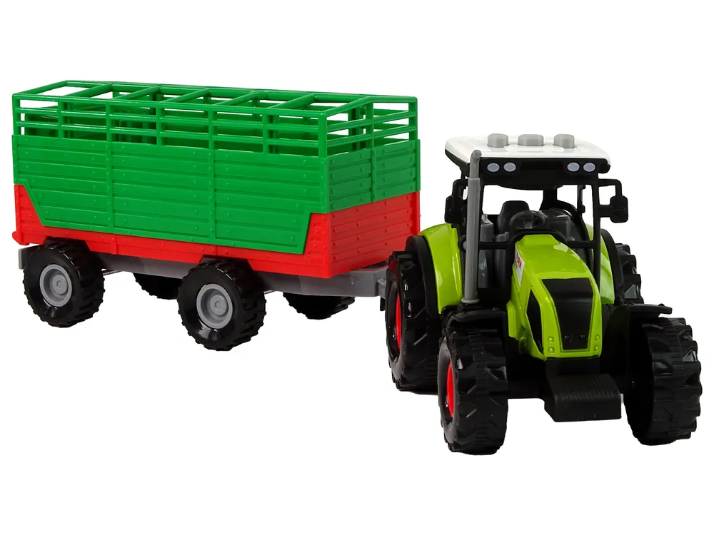 traktor s 2u1 prikolicom zeleni - slika 6