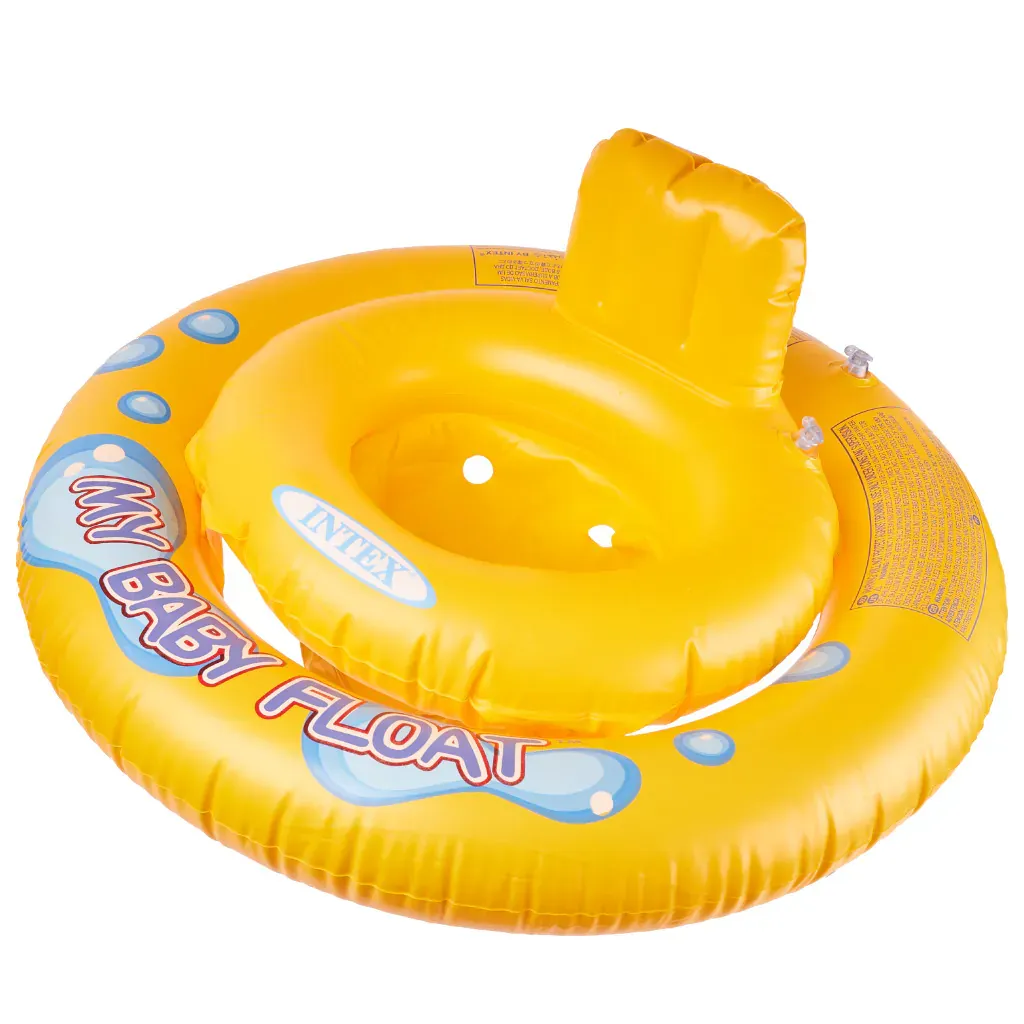 intex kolut na napuhavanje sa sjedalom 67cm žuti - slika 2