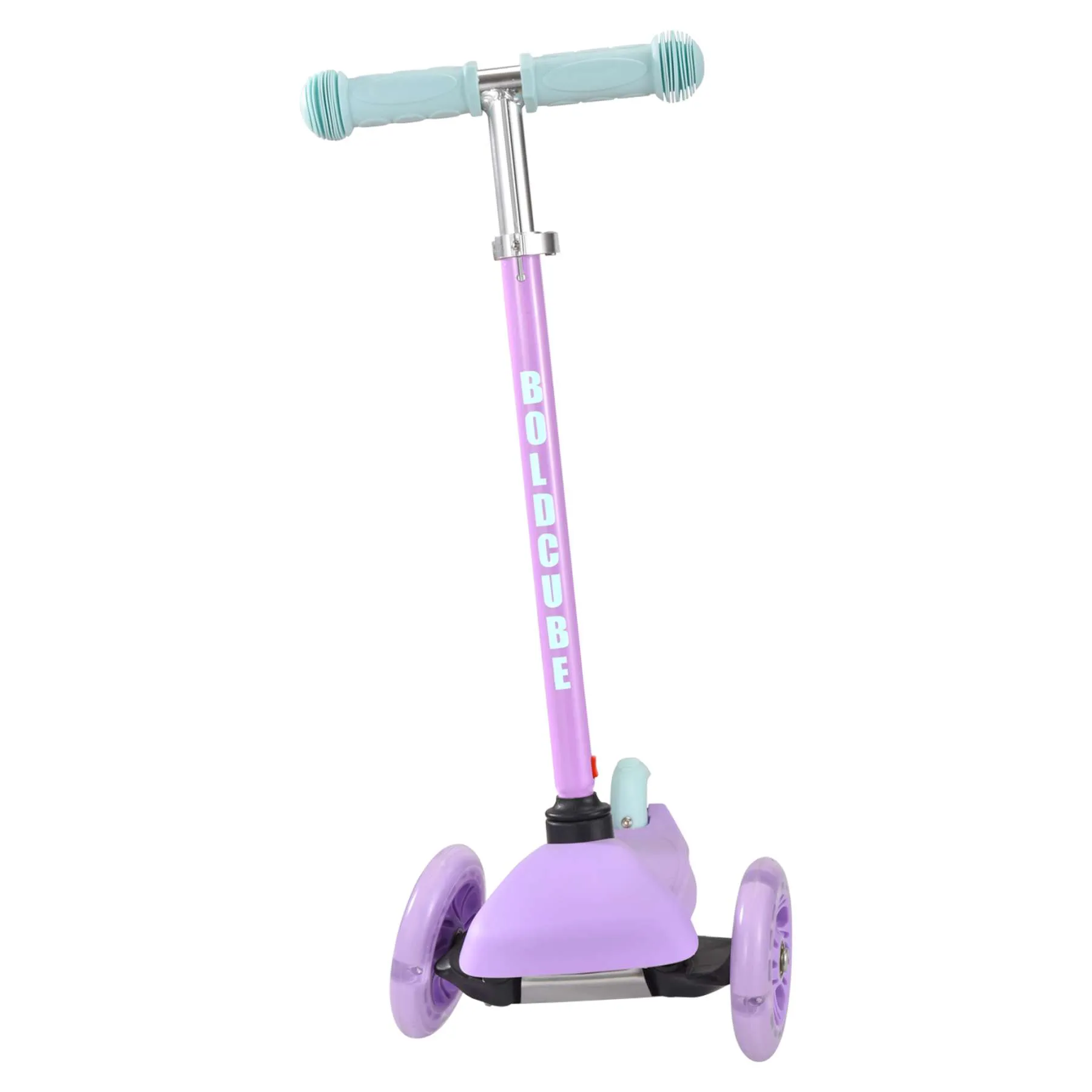 boldcube sklopivi mali romobil s tri kotača, ljubičasti - slika 3