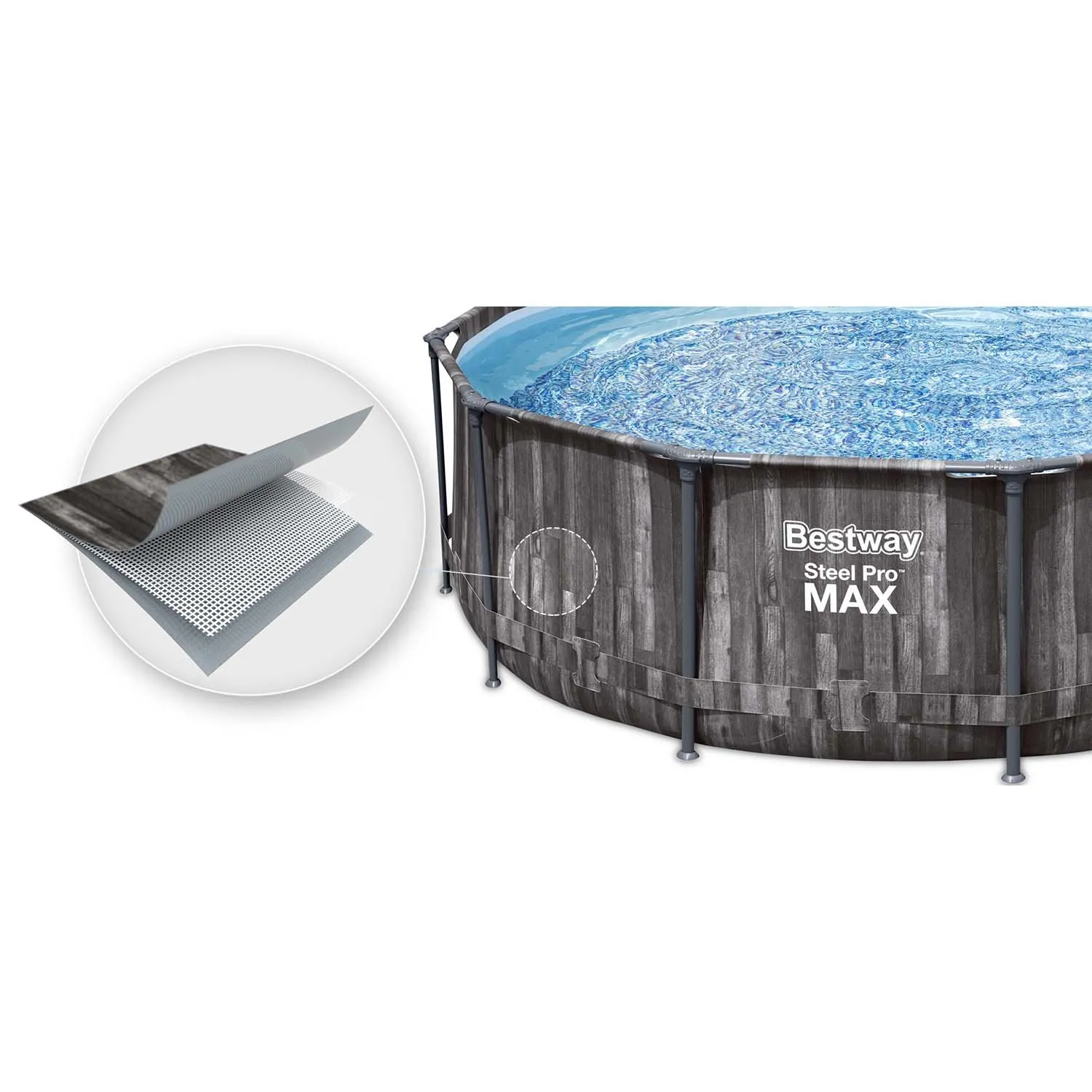 bestway okvirni vrtni bazen 427 x 107 cm - slika 4