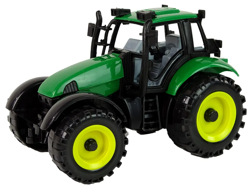 zeleni traktor s haubom na otvaranje - slika 3