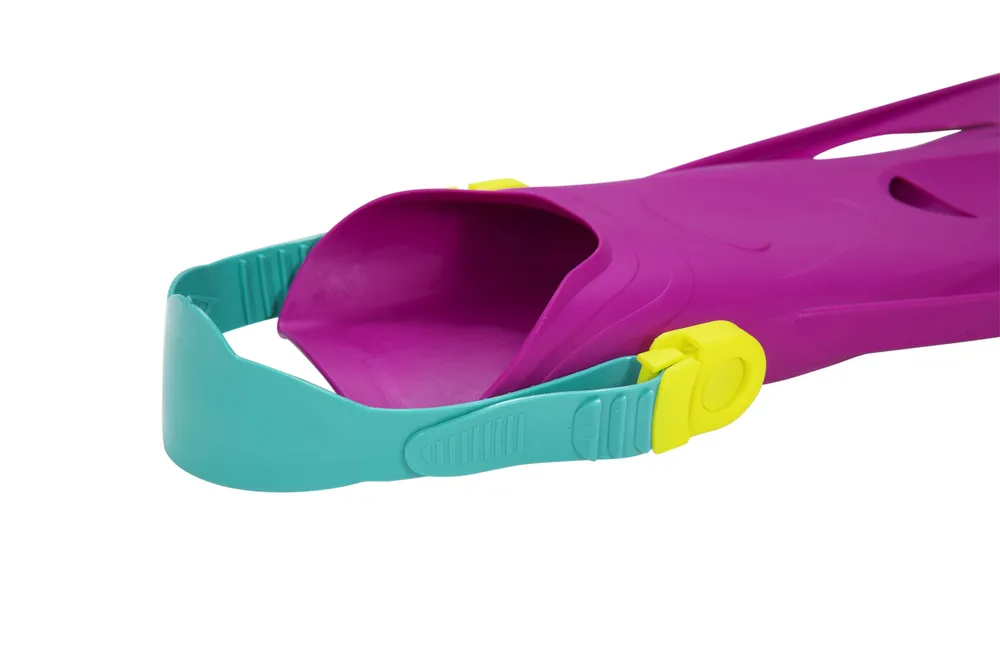bestway ronilački set maska, disalica, peraje pink - slika 5