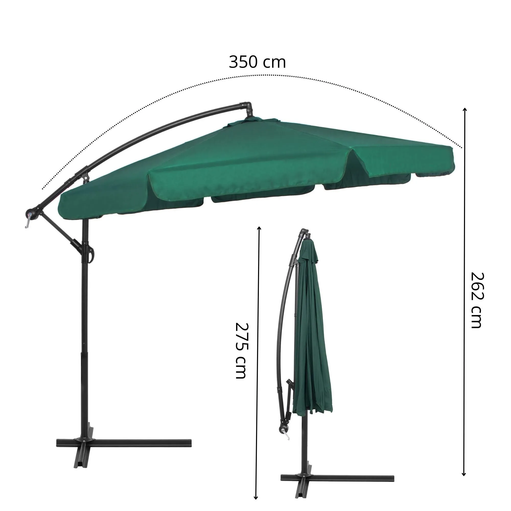 vrtni suncobran gu0043 300 cm - slika 3