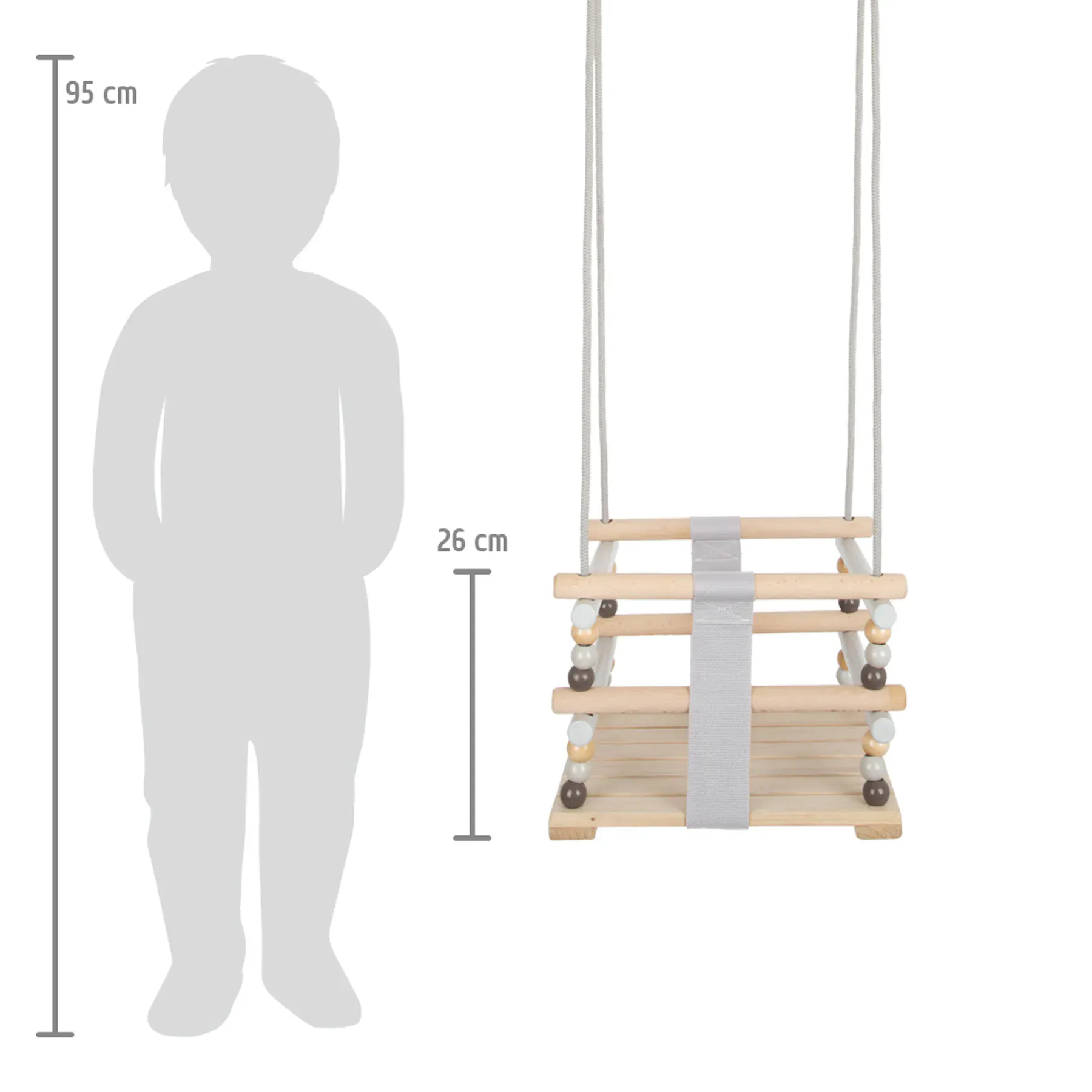 small foot ljuljačka za bebe - slika 7