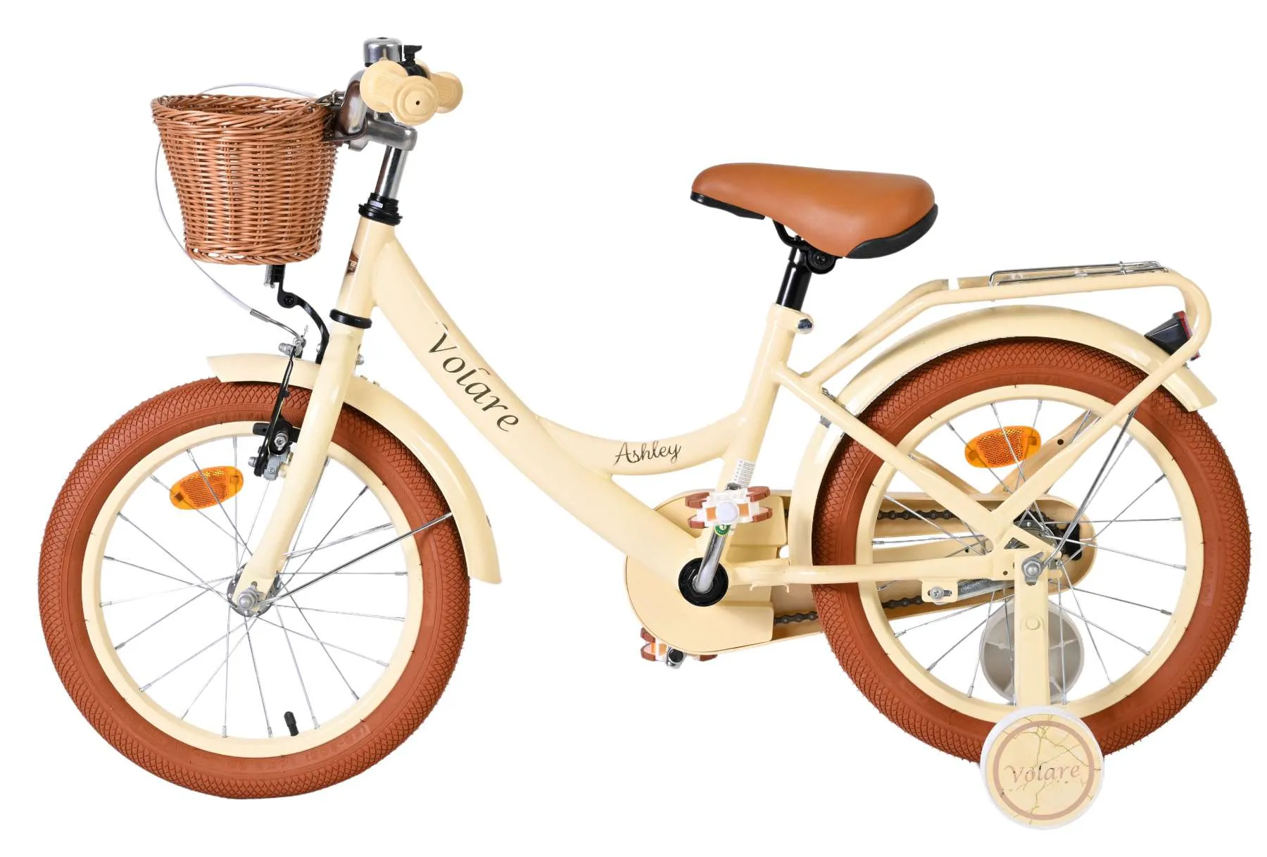 volare dječji bicikl ashley 16″ krem boje - slika 8
