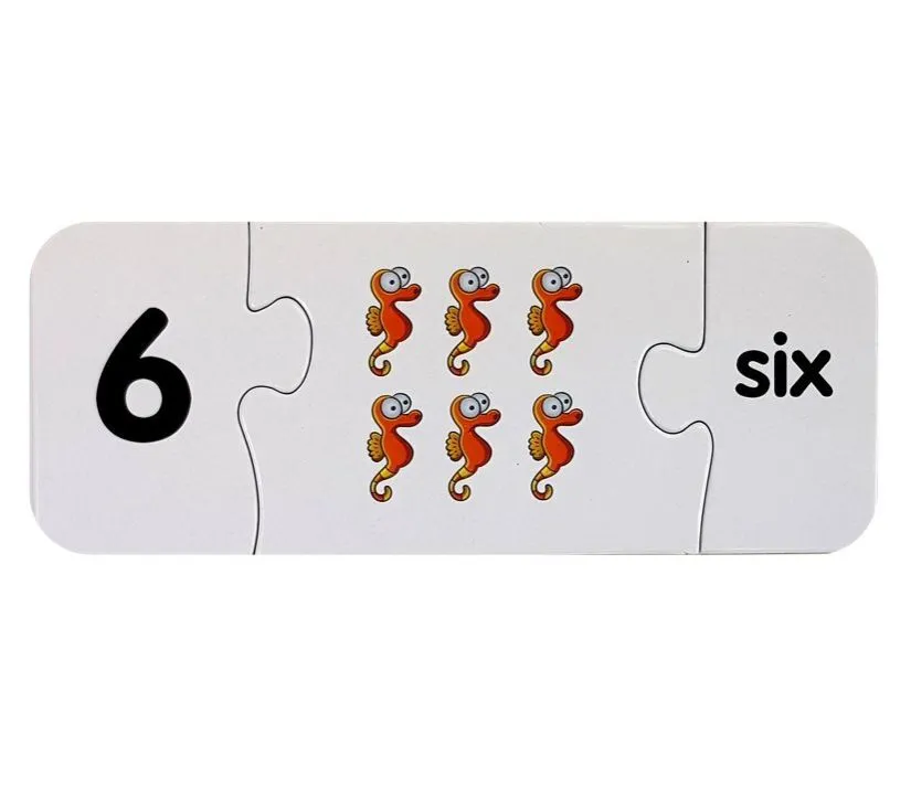edukativne puzzle - brojevi do 10 na engleskom - slika 8