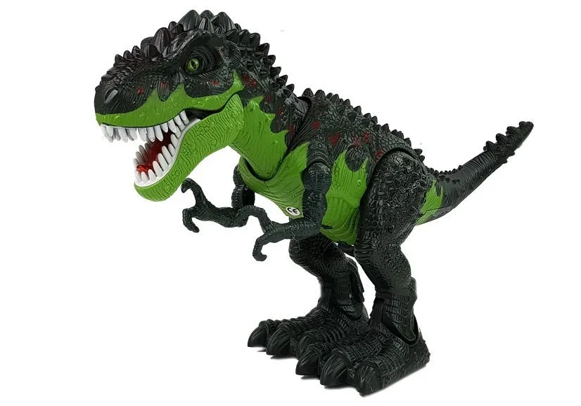 dinosaur na baterije s parom zeleni - slika 3