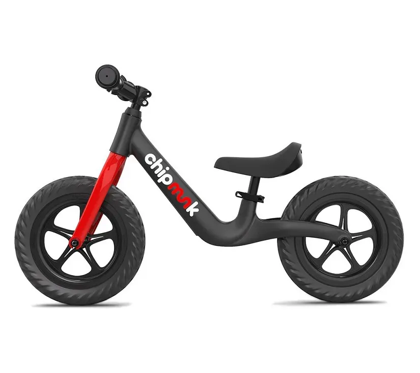 royal baby dječji bicikl bez pedala chipmunk crni aluminij/magnezij - slika 2