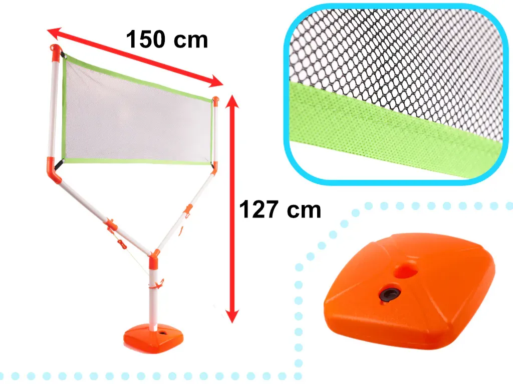 dječji sportski set badminton odbojka - slika 4