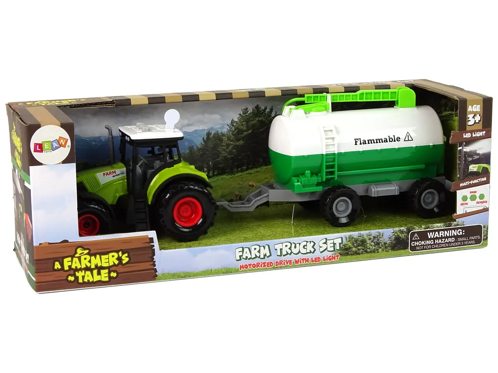 traktor sa cisternom zeleno-bijela - slika 7