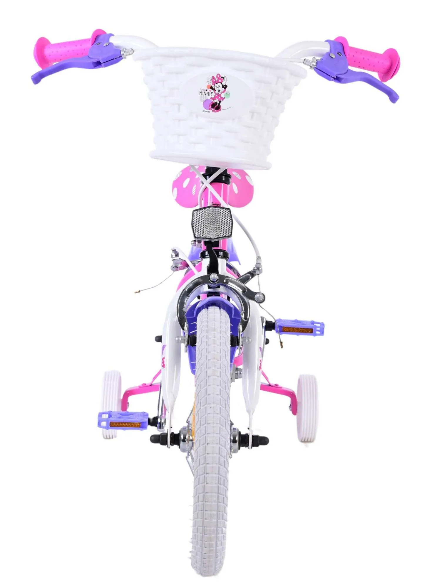 volare dječji bicikl minnie kids 14" s dvije ručne kočnice - slika 8