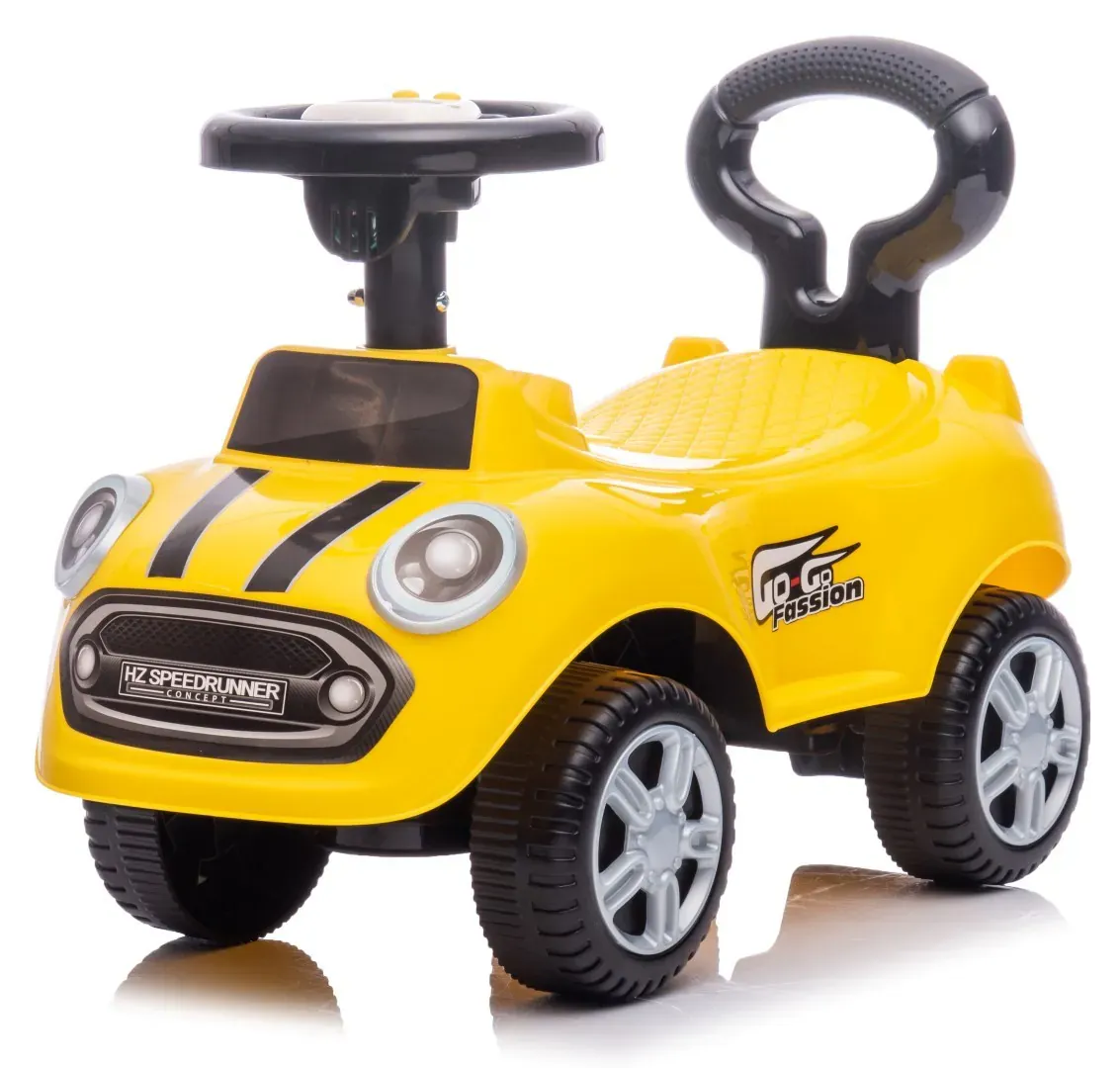 dječji auto guralica go go žuti - slika 2