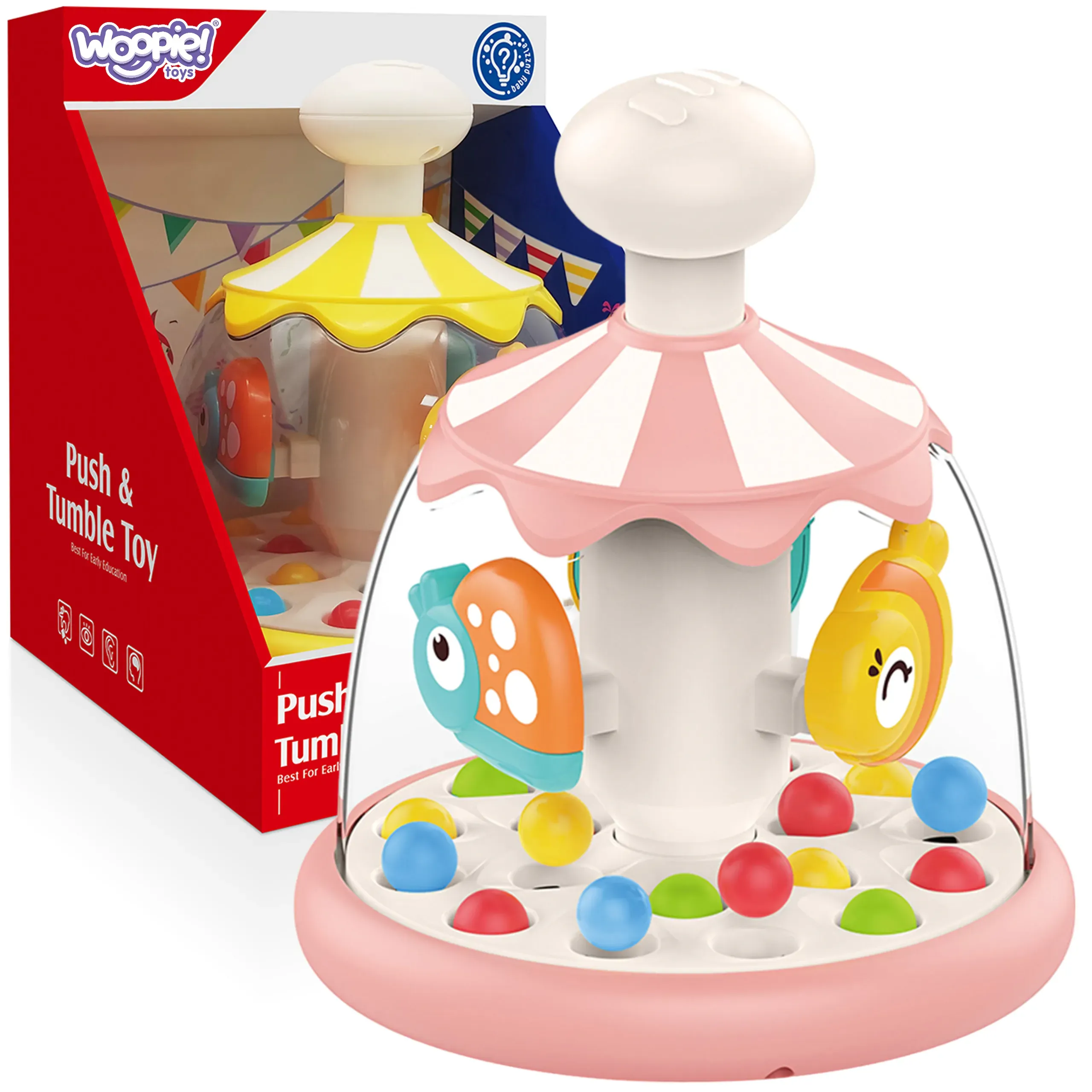 woopie baby vrtuljak s kuglicama - slika 2