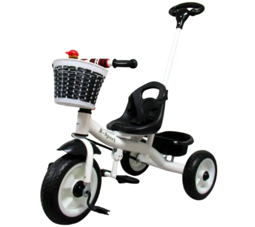 Tricikl T8 bijeli i crni EVA kotači Push bike - Pribislavec