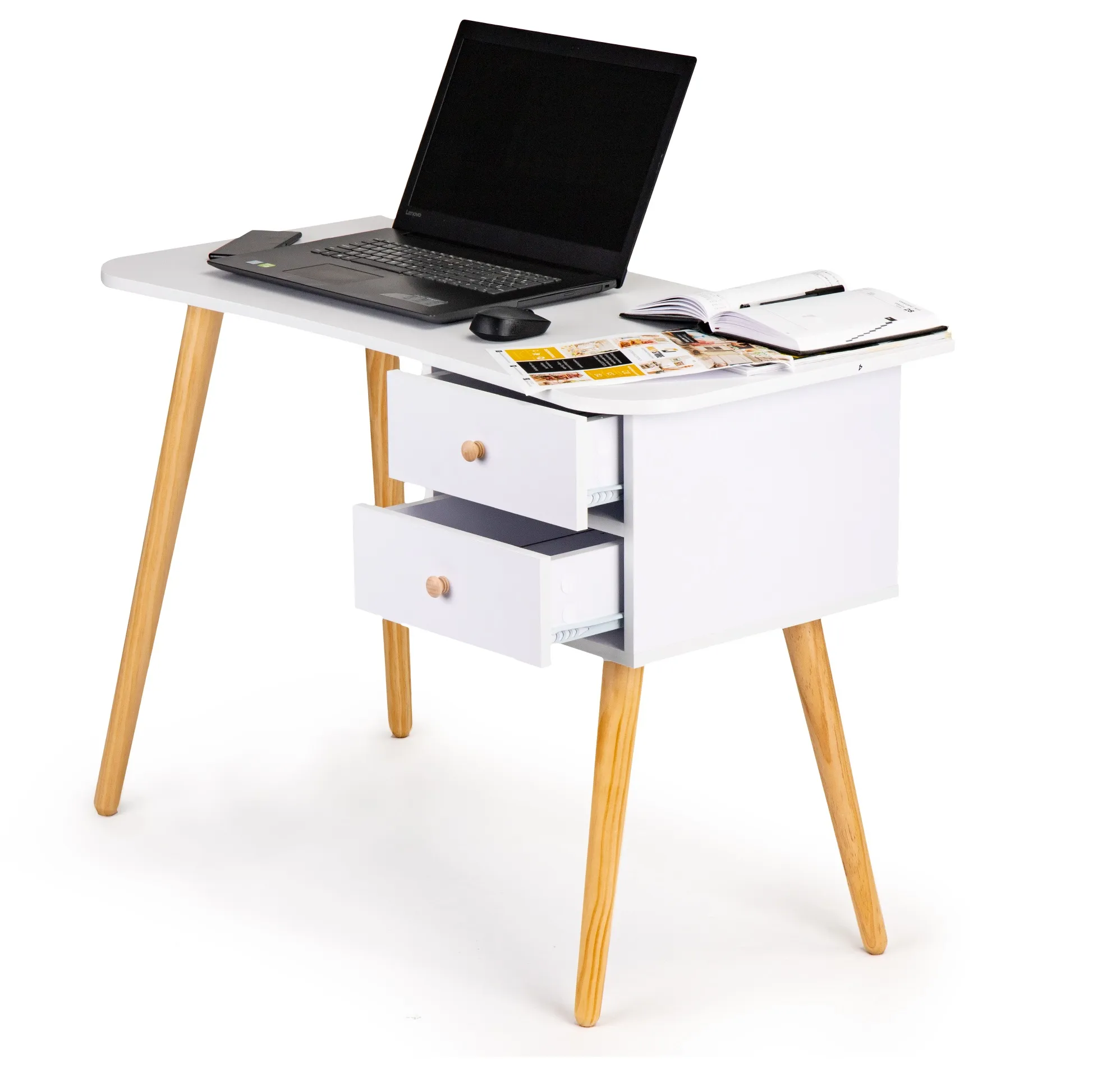 modernhome wyj-125 radni stol bijeli - slika 7