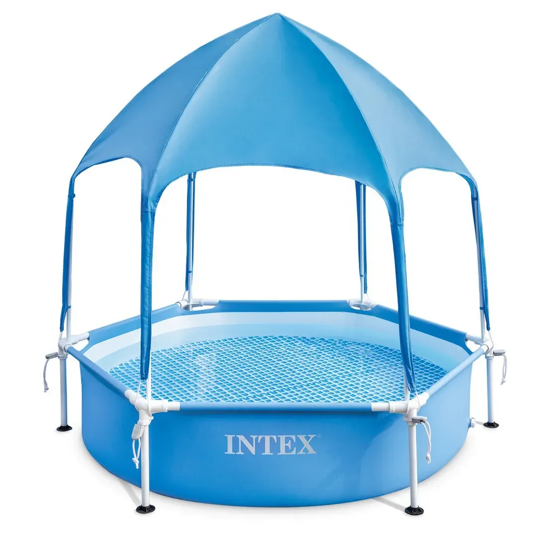 intex dječji bazen s okvirom i krovom 183 x 38 cm - slika 2