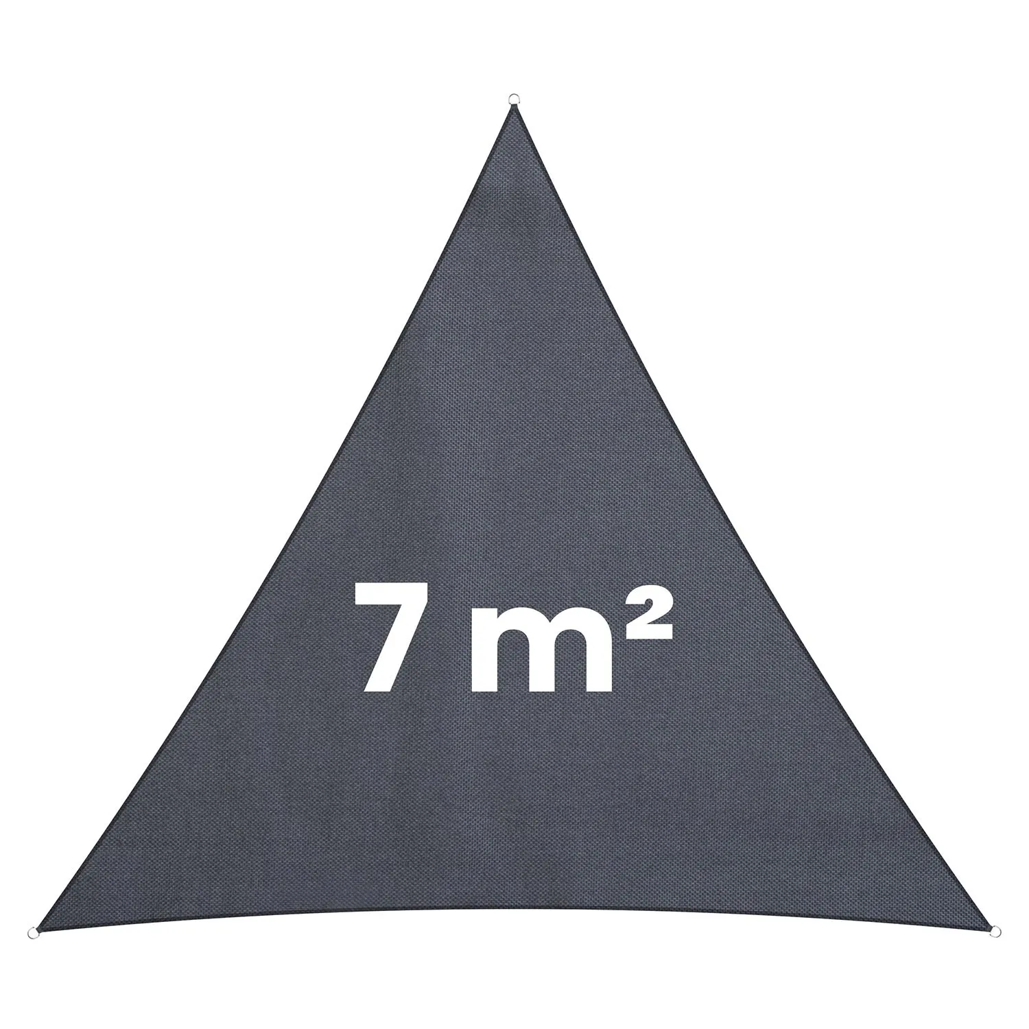 jedro protiv sunca trokutasto 7 m² – sivo, model pl-886 - slika 5
