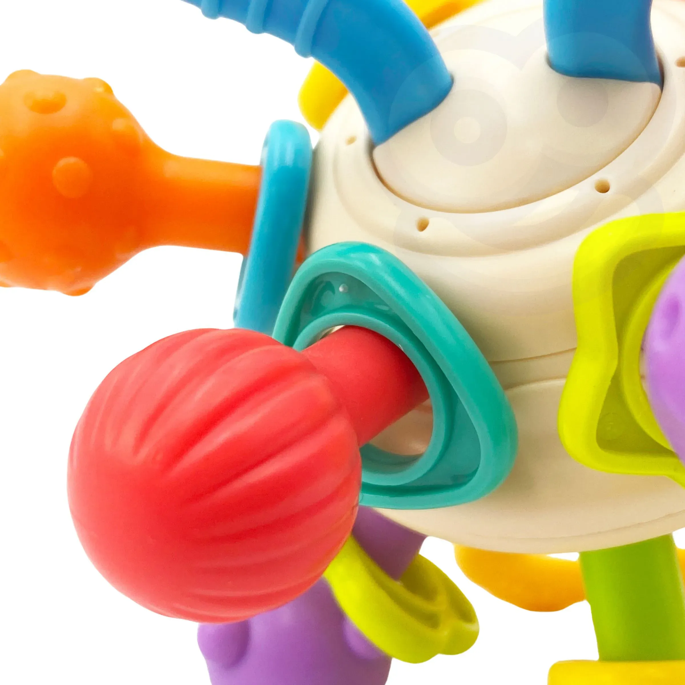 woopie baby mekana zvečarka 2u1, grizalo i senzorička igračka za dojenčad 0m+ - slika 11