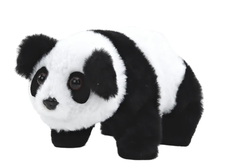 interaktivna plišana panda u ružičasto plavom transporteru - slika 3