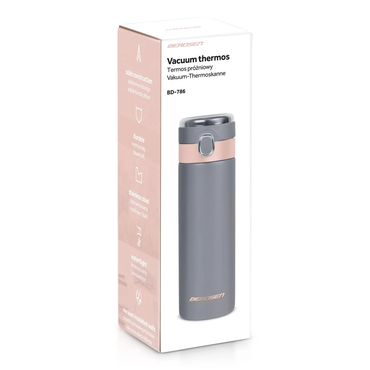 vakuumska termosica 450 ml bd-786 siva - slika 5