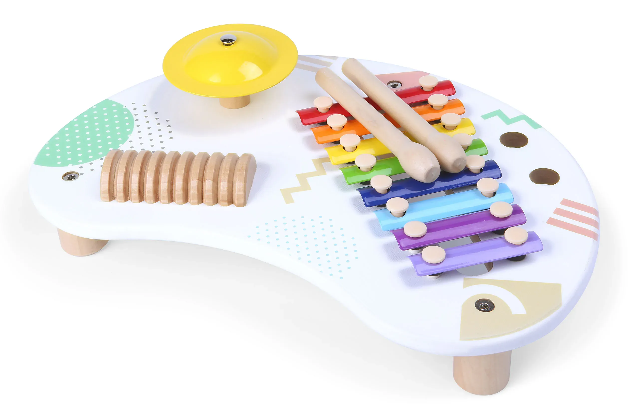 stol s instrumentima, glazbeni stol, činele +18m ecotoys - slika 2