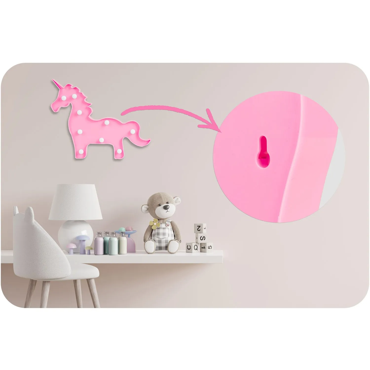 nukido jednorog noćna lampa - slika 7