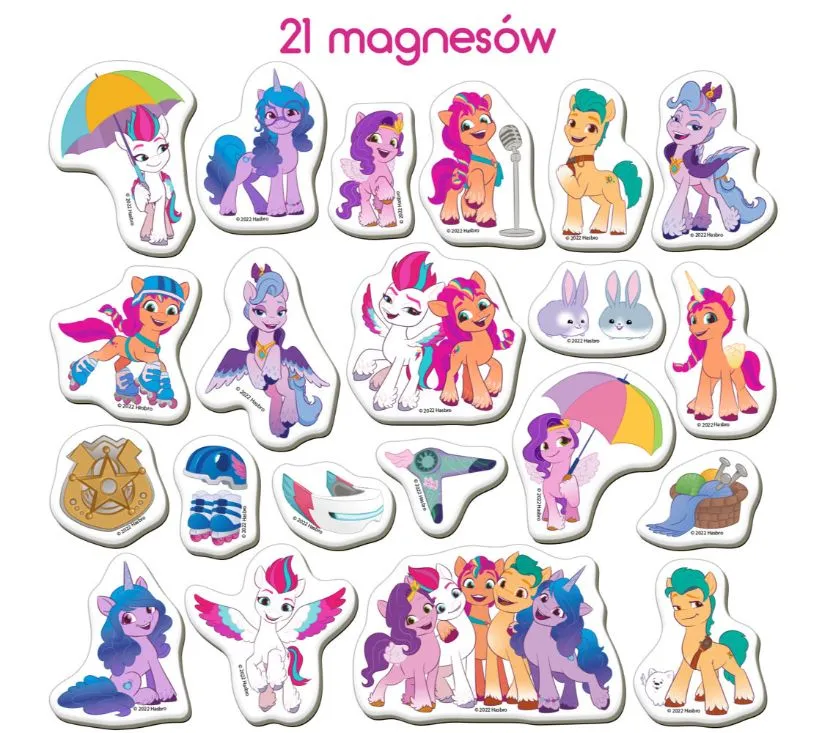 my little pony friends set magneta rozi - slika 3