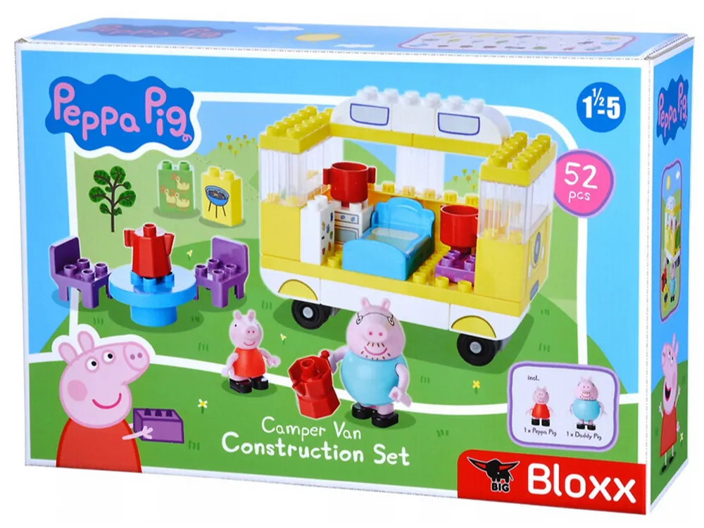peppa pig kamper s kockicama 52kom - slika 9