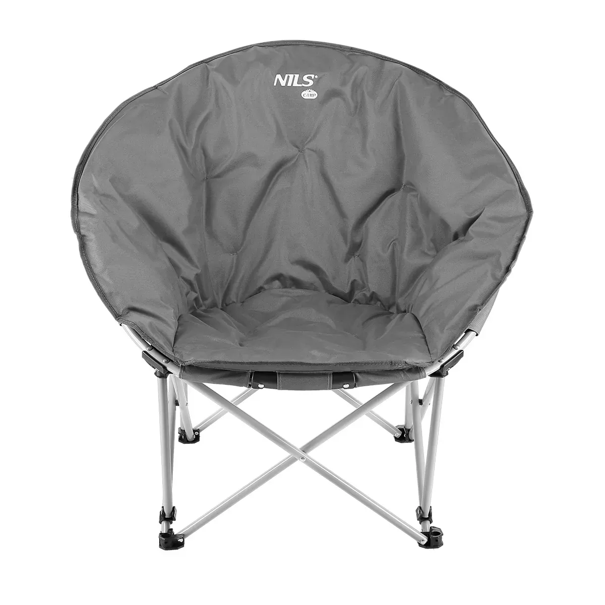 siva kamperska stolica 80x83x40cm nils camp - slika 1