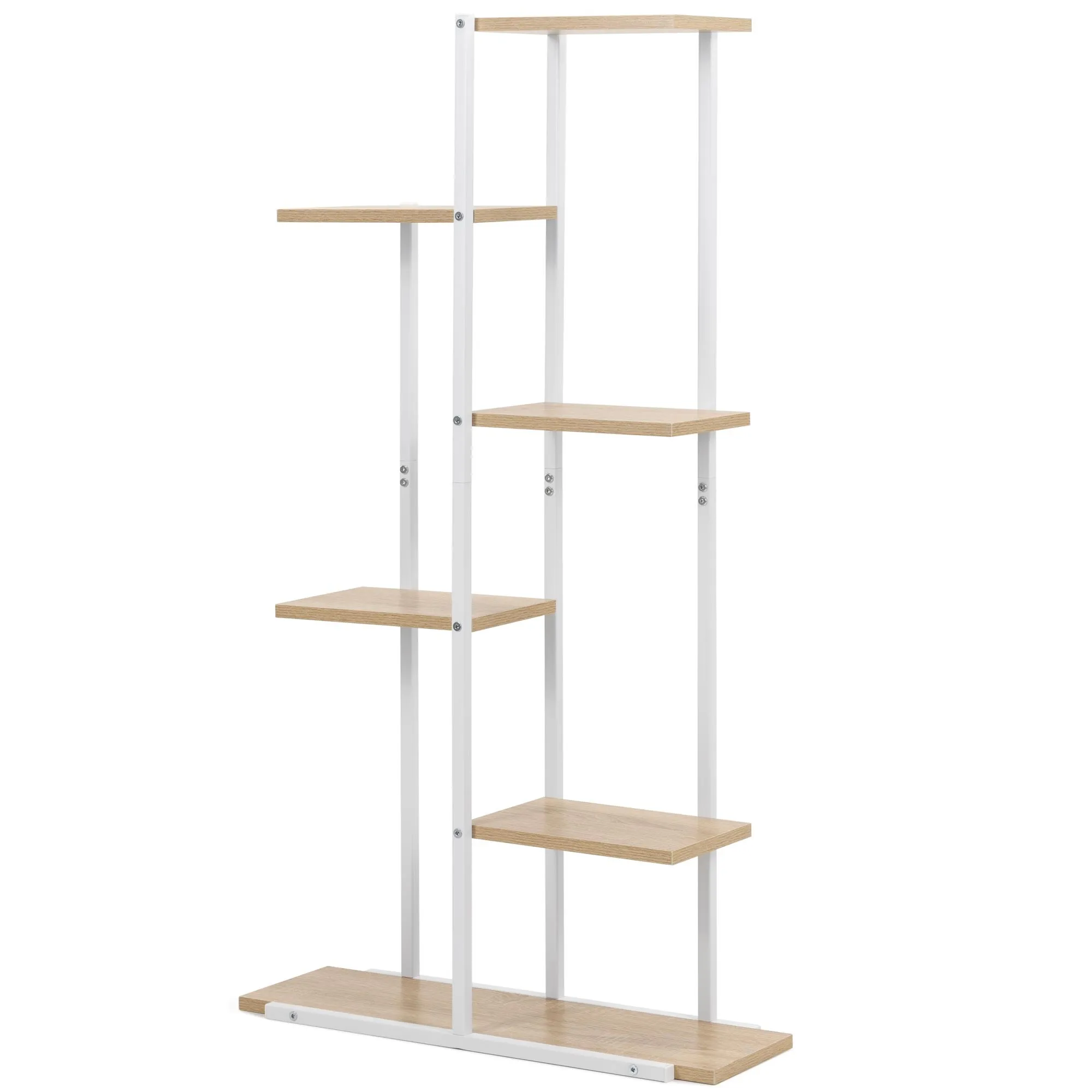 bijeli metalni stalak za cvijeće 60 x 20 x 113 cm - slika 11