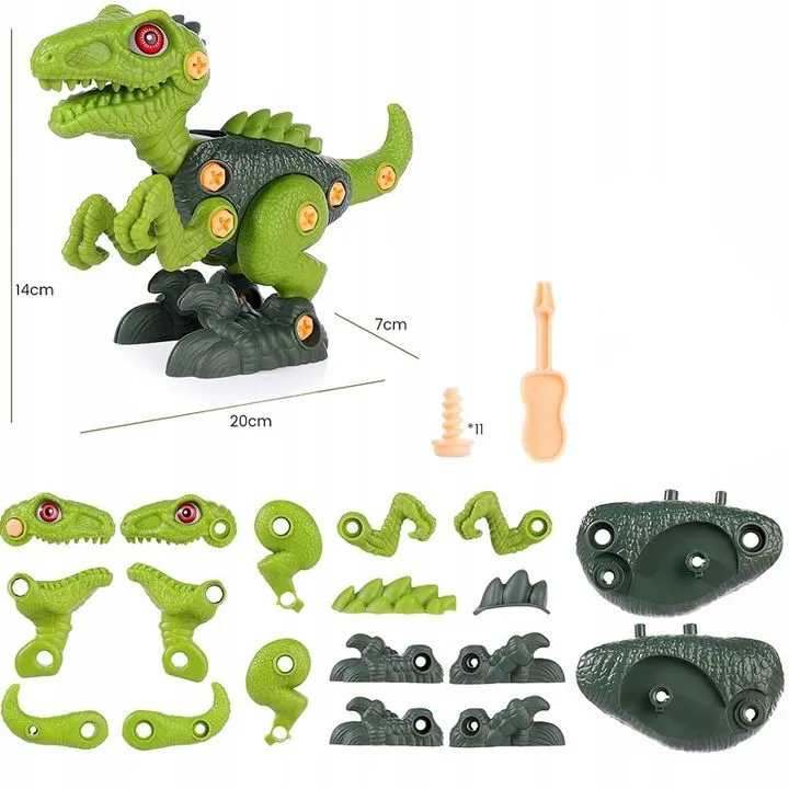 picollo figura dinosaura za sastavljanje t-rex - slika 3