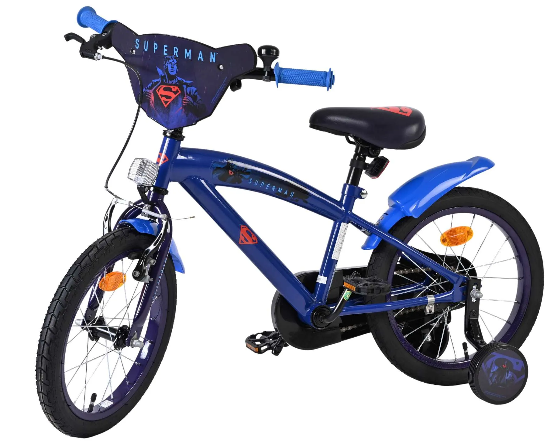 volare dječji bicikl superman 16″ plave boje - slika 9