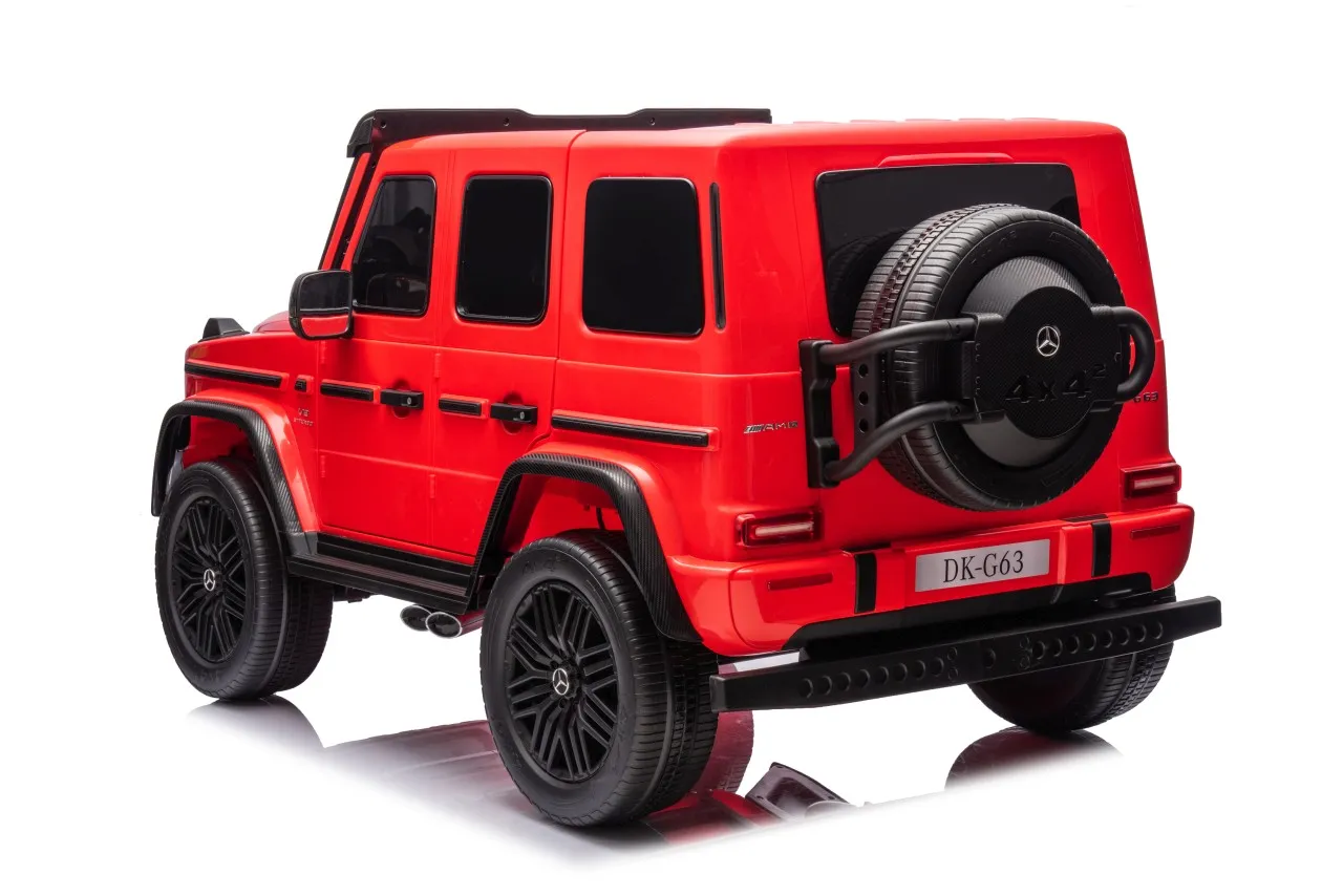 mercedes benz g63 amg xxl, auto na akumulator, crveni - slika 4