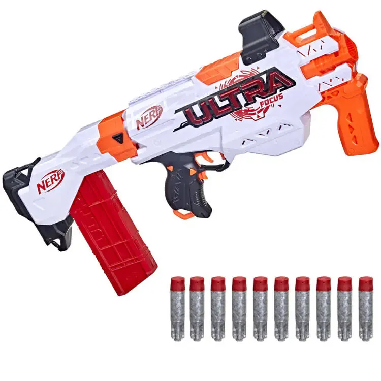 nerf ultra focus – veliki set bacača s pjenastim mecima - slika 2