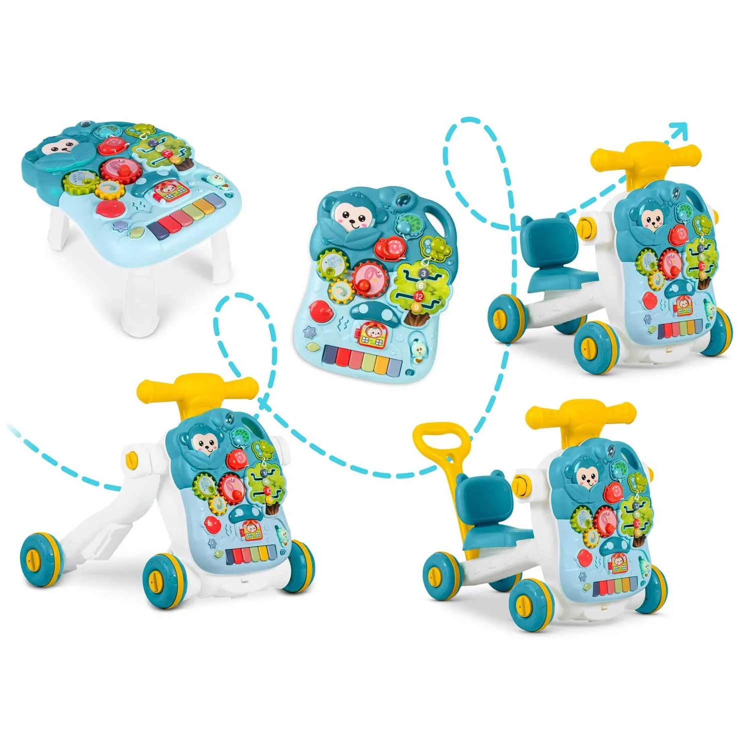 ricokids edukativna guralica za djecu, zelena - slika 6
