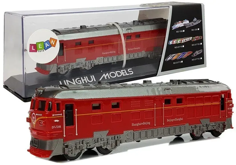 pendolino vlak sa svjetlosnim i zvučnim efektima crveni - slika 2