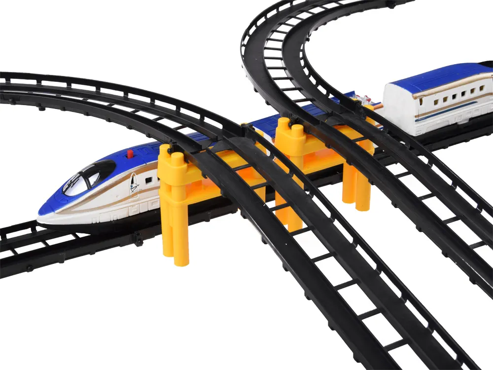 set željezničkih tračnica s vlakom rc0590 - slika 7