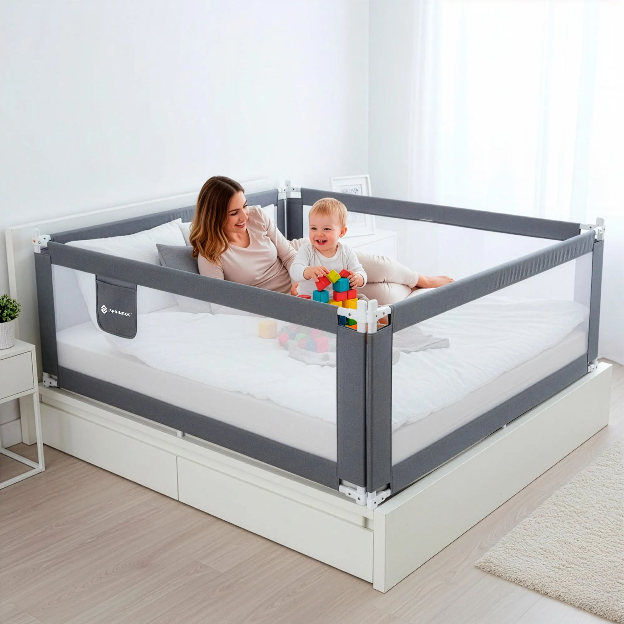 zaštitna ograda za krevete 200 cm - slika 7