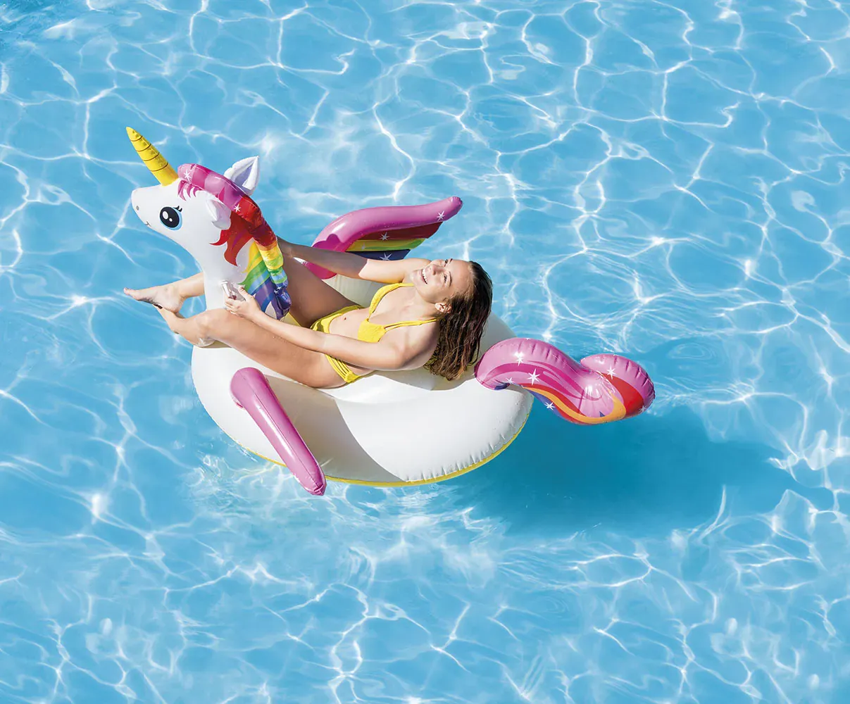 madrac na napuhavanje unicorn island intex 57561 - slika 5