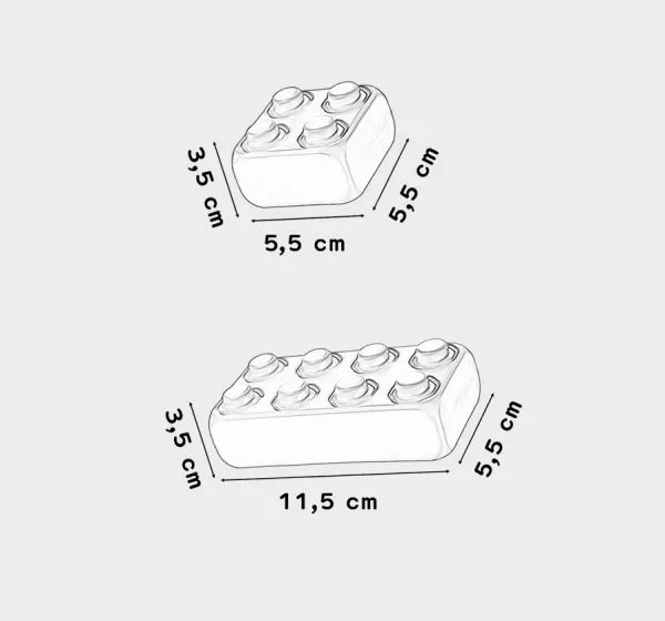 marioinex set junior kockica 60kom. - slika 3