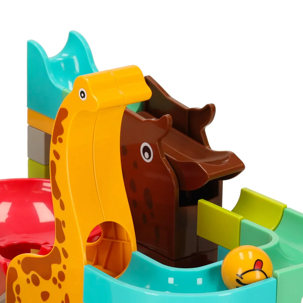 staza s loptom za dinosaure creative blocks 62 kom - slika 6